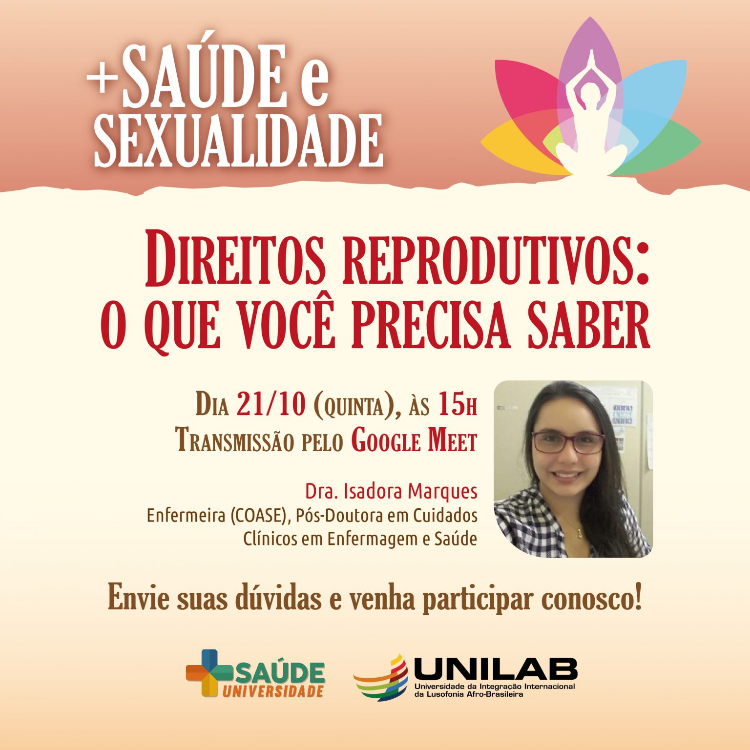 Direitos Reprodutivos São Tema De Atividade On Line Do Saúde Universidade Nesta Quinta 21 1523