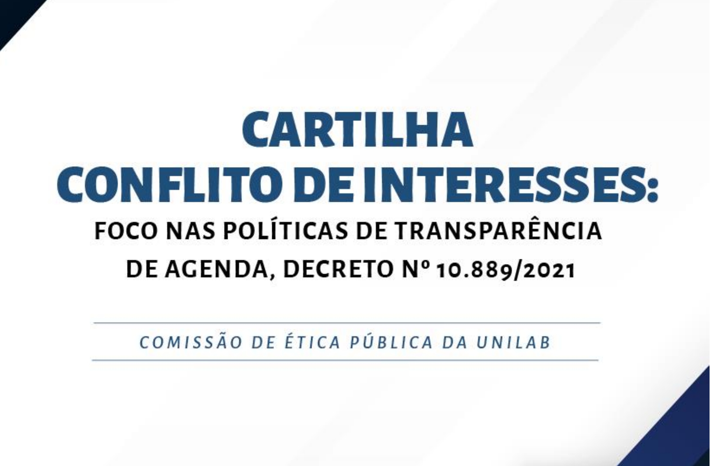 Comissão De Ética Pública Divulga A Cartilha Conflito De Interesses Foco Nas Políticas De 2208