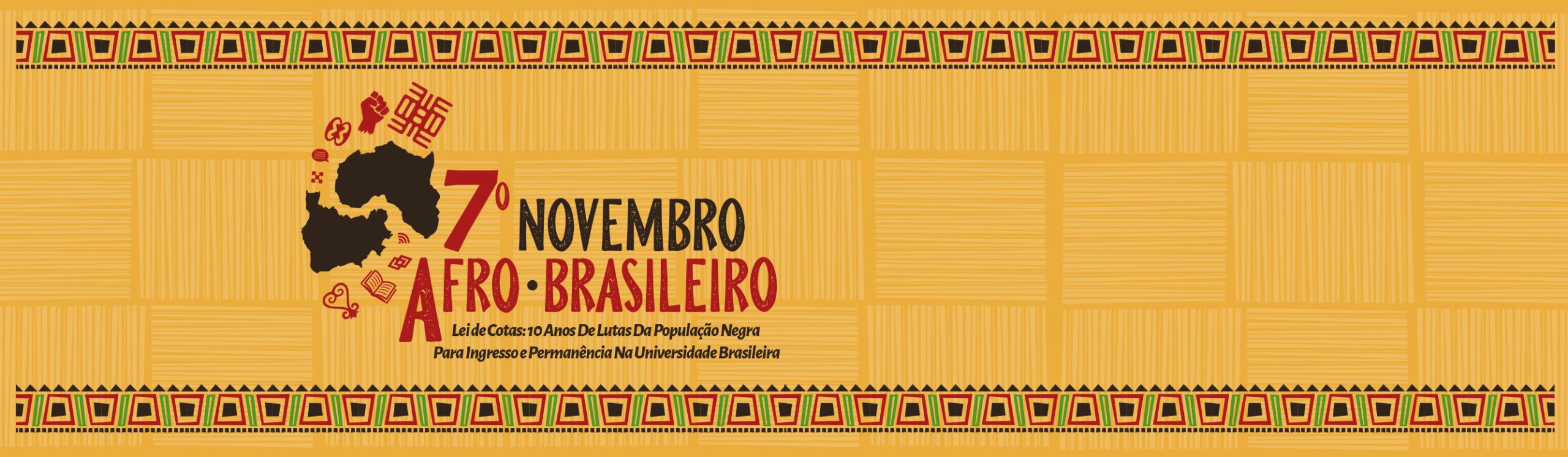 Imagem referente a postagem de título 7º Novembro Afro-Brasileiro começa no próximo dia 21. In...