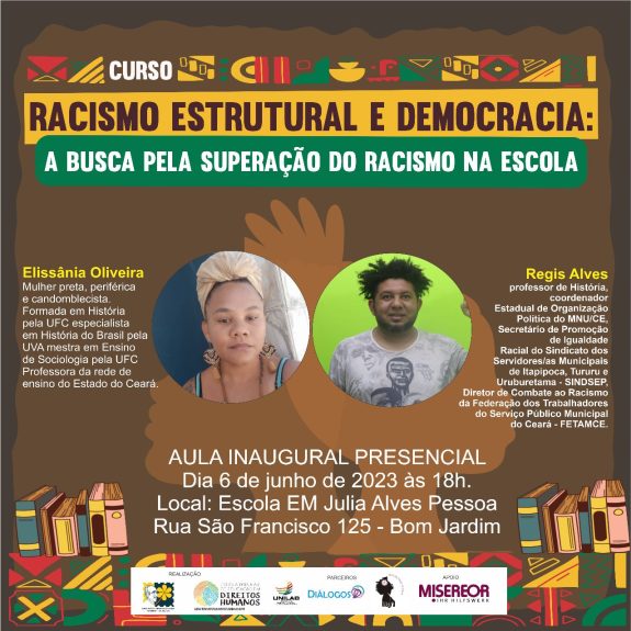 Curso “Racismo estrutural e democracia” fomentará práticas educacionais ...