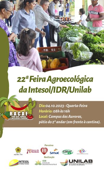 22nd Intesol Agroecological Fair will be held on October 4th.  Participate!