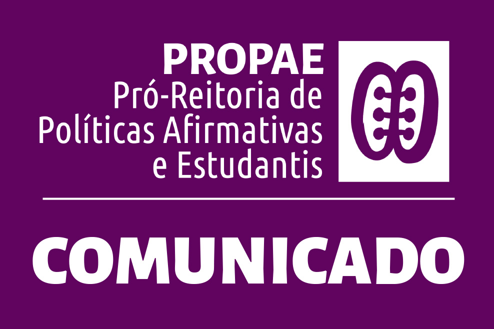 Pró-Reitoria de Políticas Afirmativas e Estudantis publi...